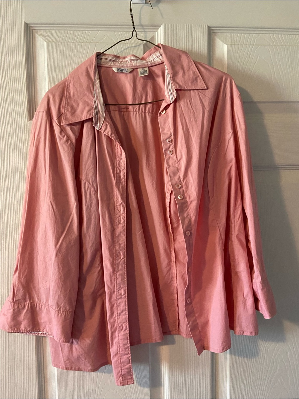 Light Pink Button-Up Shirt